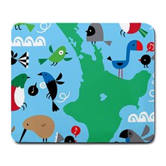 New Zealand Birds Detail Animals Fly Large Mousepads by Mariart