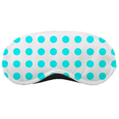 Polka Dot Blue White Sleeping Masks by Mariart