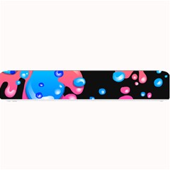 Neon Paint Splatter Background Club Small Bar Mats by Mariart