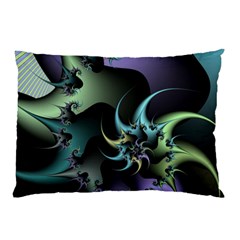 Fractal Image With Sharp Wheels Pillow Case by Simbadda