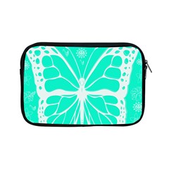 Butterfly Cut Out Flowers Apple Ipad Mini Zipper Cases by Simbadda