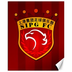 Shanghai Sipg F C  Canvas 11  X 14   by Valentinaart