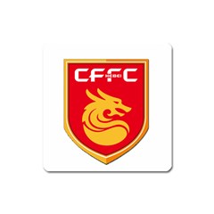 Hebei China Fortune F C  Square Magnet by Valentinaart