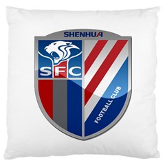 Shanghai Greenland Shenhua F C  Standard Flano Cushion Case (one Side) by Valentinaart