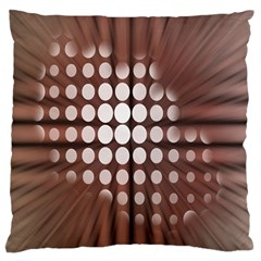 Technical Background With Circles And A Burst Of Color Standard Flano Cushion Case (two Sides) by Simbadda