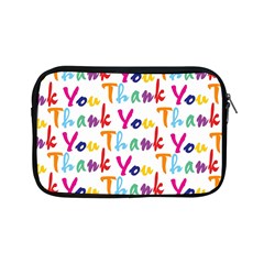 Wallpaper With The Words Thank You In Colorful Letters Apple Ipad Mini Zipper Cases by Simbadda