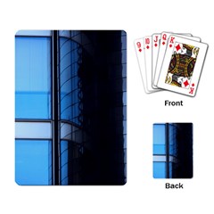 Modern Office Window Architecture Detail Playing Card by Simbadda