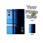 Modern Office Window Architecture Detail Playing Cards 54 (Mini)  Front - SpadeA