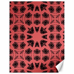 Digital Computer Graphic Seamless Patterned Ornament In A Red Colors For Design Canvas 12  X 16   by Simbadda