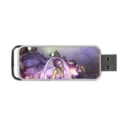 Wonderful Fairy In The Wonderland , Colorful Landscape Portable Usb Flash (one Side) by FantasyWorld7