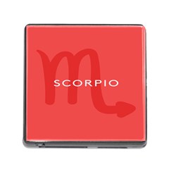 Zodiac Scorpio Memory Card Reader (square) by Mariart