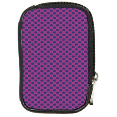 Polka Dot Purple Blue Compact Camera Cases by Mariart