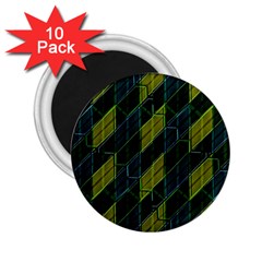 Futuristic Dark Pattern 2 25  Magnets (10 Pack)  by dflcprints