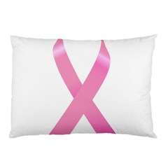 Breast Cancer Ribbon Pink Pillow Case by Mariart