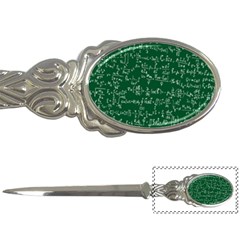 Formula Number Green Board Letter Openers by Mariart