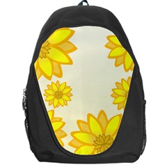 Sunflowers Flower Floral Yellow Backpack Bag by Mariart