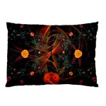 Fractal Wallpaper With Dancing Planets On Black Background Pillow Case (Two Sides) Front