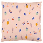 Papaya Apple Cherry Wine Fruit Pink Purple Standard Flano Cushion Case (Two Sides) Back