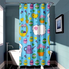 Cute Easter Pattern Shower Curtain 36  X 72  (stall)  by Valentinaart