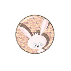 Easter Bunny  Hat Clip Ball Marker (4 Pack) by Valentinaart