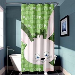 Easter Bunny  Shower Curtain 36  X 72  (stall)  by Valentinaart