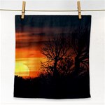 Sunset At Nature Landscape Face Towel Front