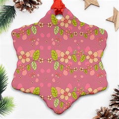 Floral Pattern Ornament (snowflake) by Valentinaart