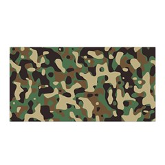 Army Camouflage Satin Wrap by Mariart