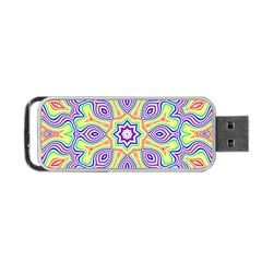 Rainbow Kaleidoscope Portable Usb Flash (two Sides) by Nexatart