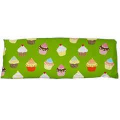 Cupcakes Pattern Body Pillow Case (dakimakura) by Valentinaart