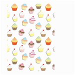 Cupcakes pattern Large Garden Flag (Two Sides) Front