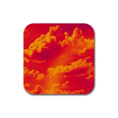 Sky Pattern Rubber Square Coaster (4 Pack)  by Valentinaart