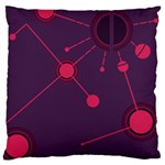 Abstract Lines Radiate Planets Web Standard Flano Cushion Case (Two Sides) Front