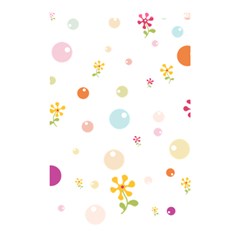 Flower Floral Star Balloon Bubble Shower Curtain 48  X 72  (small)  by Mariart