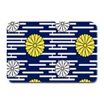 Sunflower Line Blue Yellpw Plate Mats 18 x12  Plate Mat