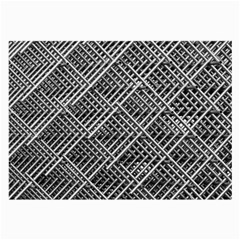 Pattern Metal Pipes Grid Large Glasses Cloth by Nexatart