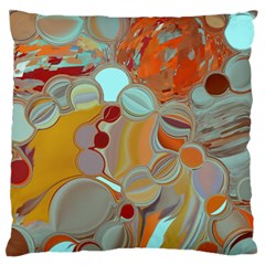 Liquid Bubbles Standard Flano Cushion Case (one Side) by digitaldivadesigns