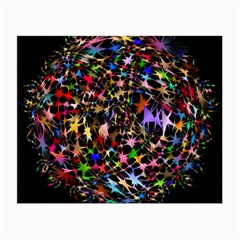 Network Integration Intertwined Small Glasses Cloth (2-side) by Nexatart