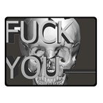  Fuck You Double Sided Fleece Blanket (Small)  45 x34  Blanket Front