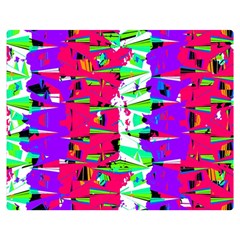 Colorful Glitch Pattern Design Double Sided Flano Blanket (medium)  by dflcprints