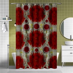 Paint On Water Falls,in Peace And Calm Shower Curtain 48  X 72  (small)  by pepitasart