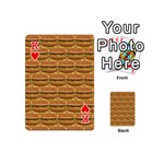 Delicious Burger Pattern Playing Cards 54 (Mini)  Front - HeartK