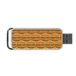 Delicious Burger Pattern Portable USB Flash (Two Sides) Front