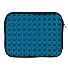 Lion Vs Gazelle Damask In Teal Apple Ipad 2/3/4 Zipper Cases by emilyzragz