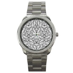 Modern Oriental Ornate Sport Metal Watch by dflcprints