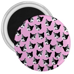 Cat Pattern 3  Magnets by Valentinaart