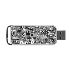 /r/place Retro Portable Usb Flash (two Sides) by rplace