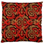 Red And Brown Pattern Large Cushion Case (One Side) Front