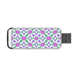 Multicolor Ornate Check Portable Usb Flash (two Sides) by dflcprints