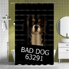 Bad Dog Shower Curtain 48  X 72  (small)  by Valentinaart